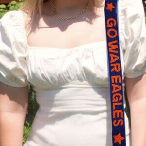 GO WAR EAGLES Auburn University beaded purse strap | Auburn beaded purse strap